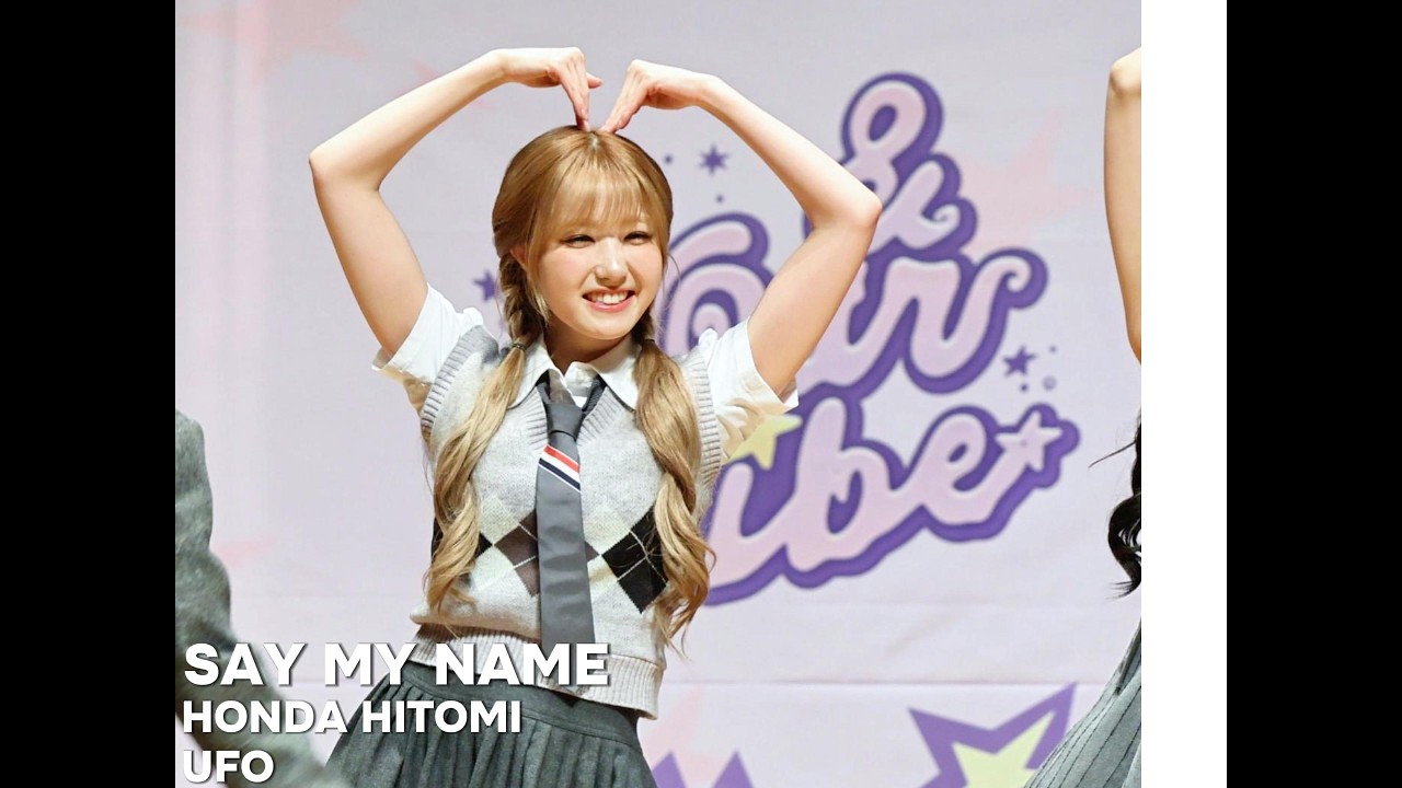 [4K] SAYMYNAME(세이마이네임) 2602014 일본미니토크 2부 UFO 히토미 HITOMI FANCAM