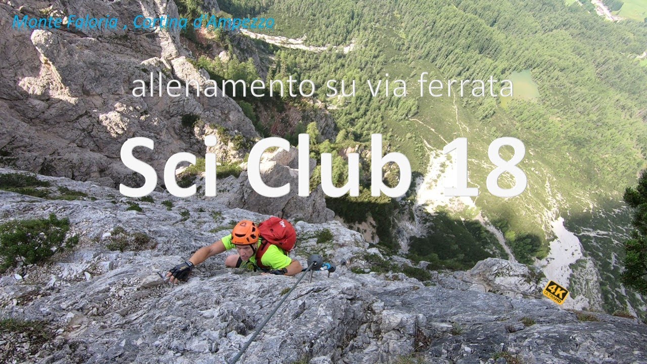 Arrampicando la via ferrata 