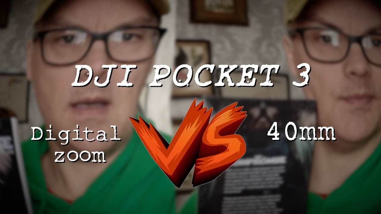 New DJI Pocket 3 firmware 40mm mode vs Digital zoom
