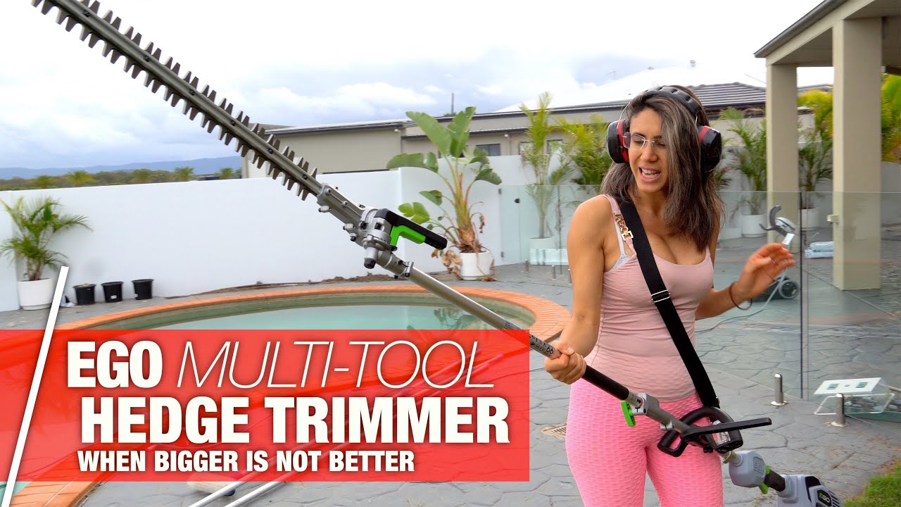 EGO 56V Multi-Tool Hedge Trimmer HONEST REVIEW - When Bigger is NOT BETTER