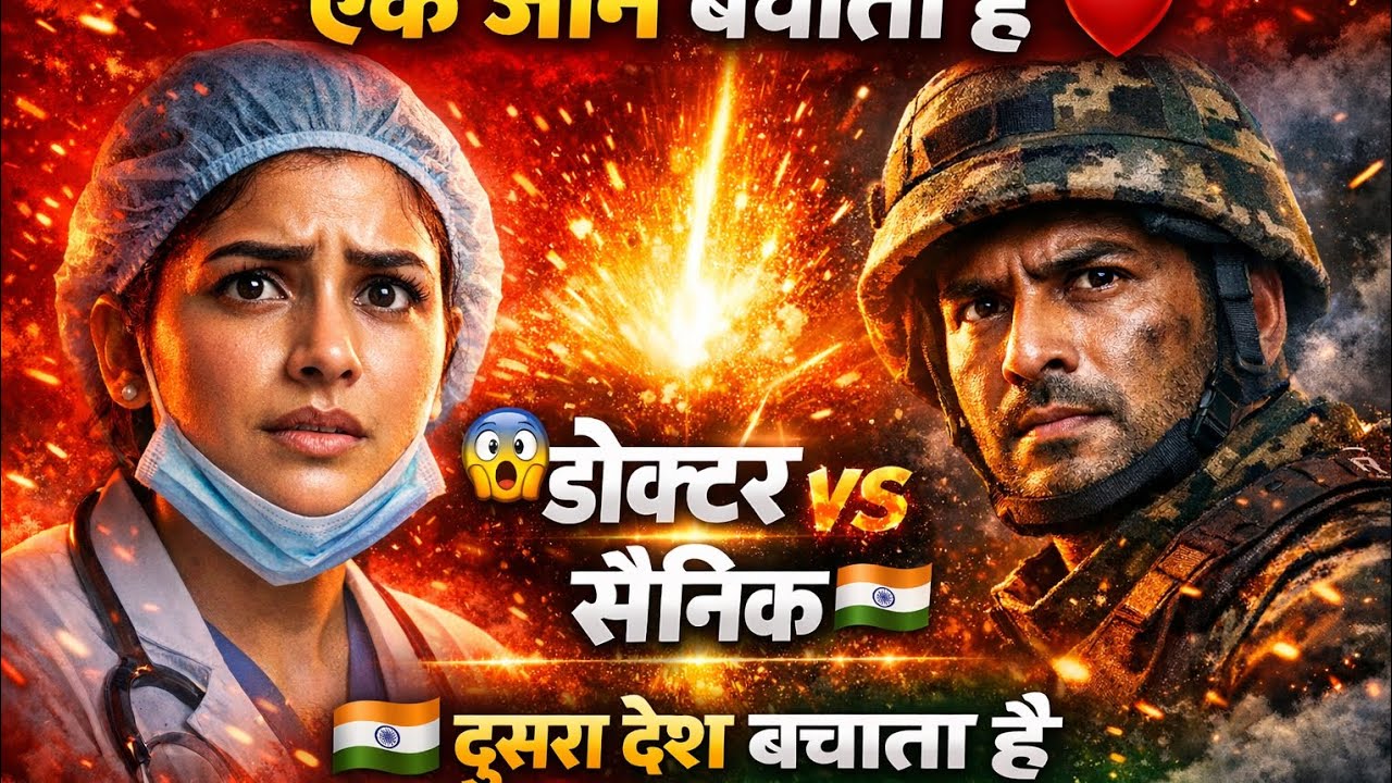 ❤️ एक जान बचाता है — 🇮🇳 दूसरा देश बचाता है🏥🎯