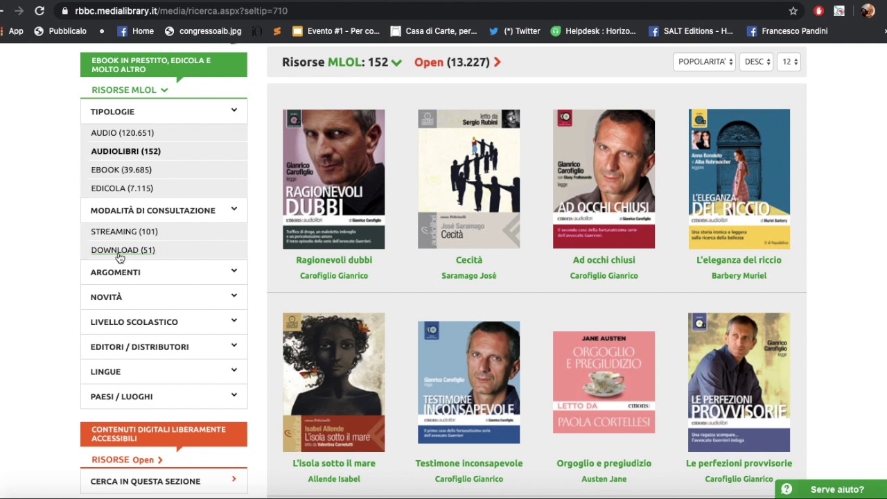 MediaLibraryOnLine digitale non chiude mai&nbsp;  - Accessibilit&agrave;