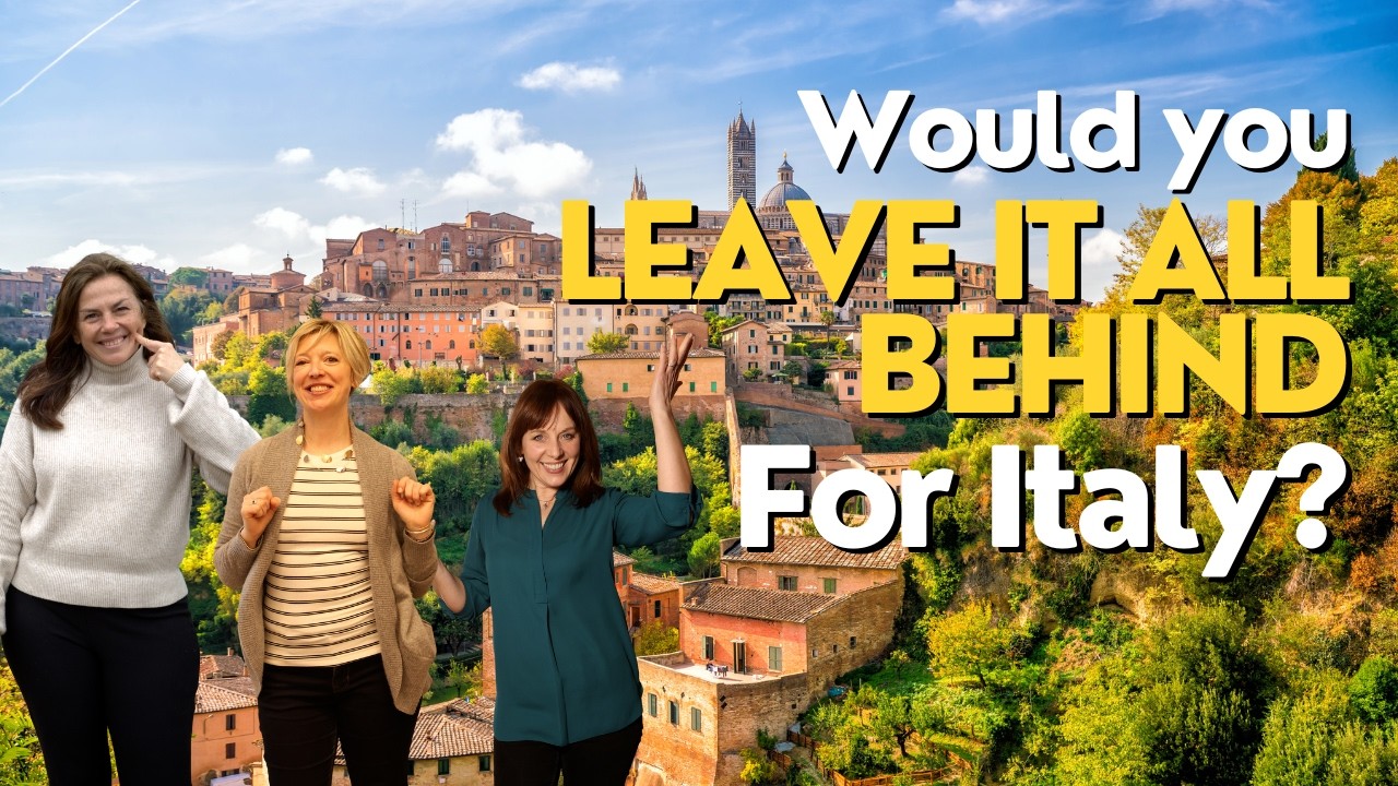 3 women moved to Siena, Italy... this is how their life has changed
