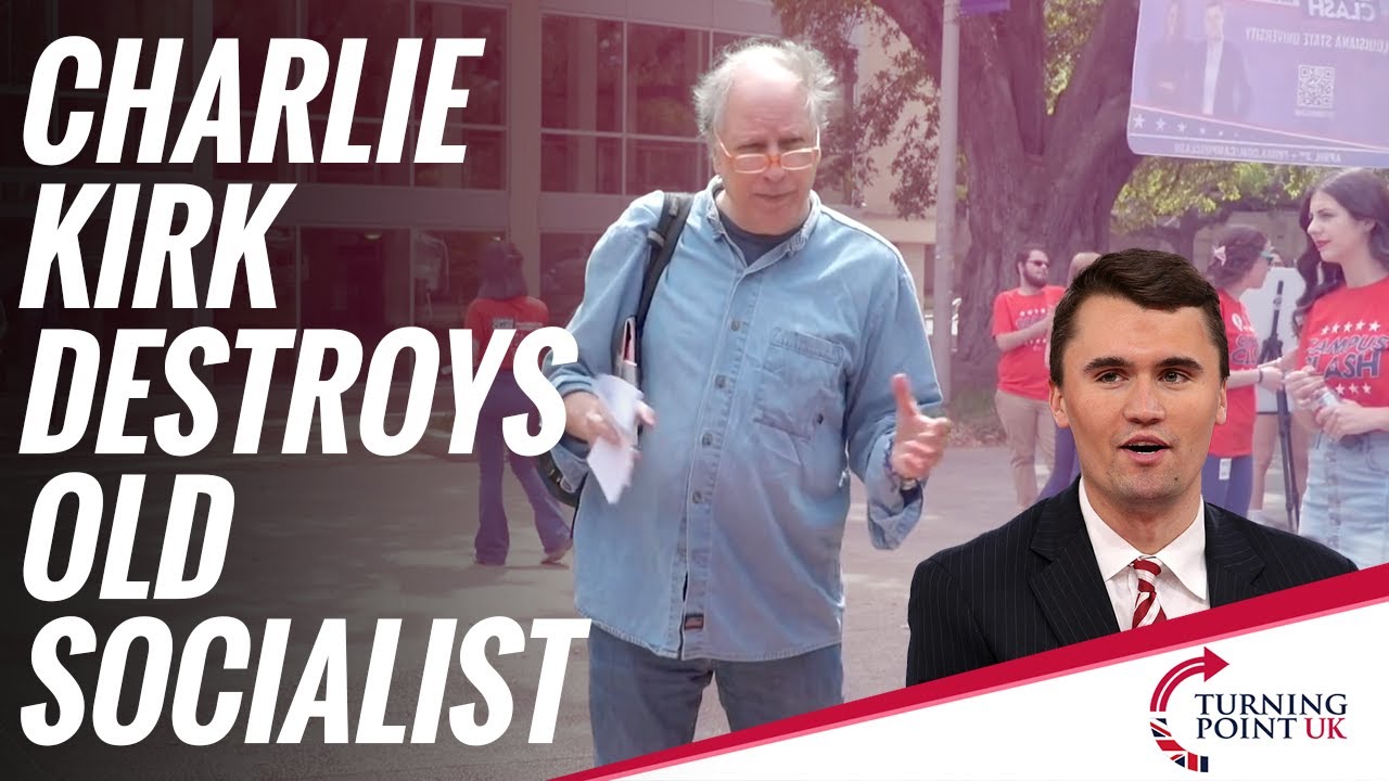 Charlie Kirk Destroys Old Socialist