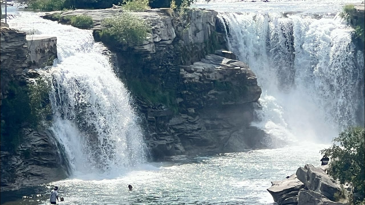 LUNDBRECK FALLS| SO BEAUTIFUL (The Little Niagara Falls) ALBERTA, CANADA