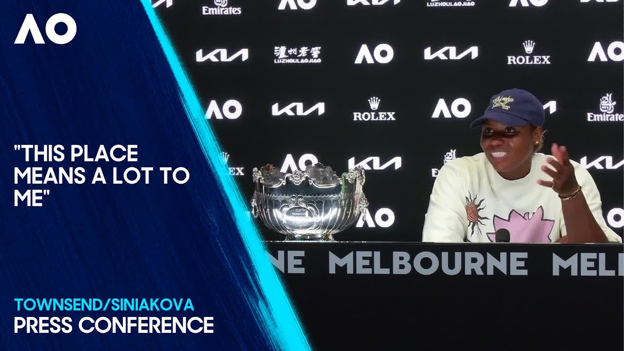 Townsend/Siniakova Press Conference | Australian Open 2025 Final
