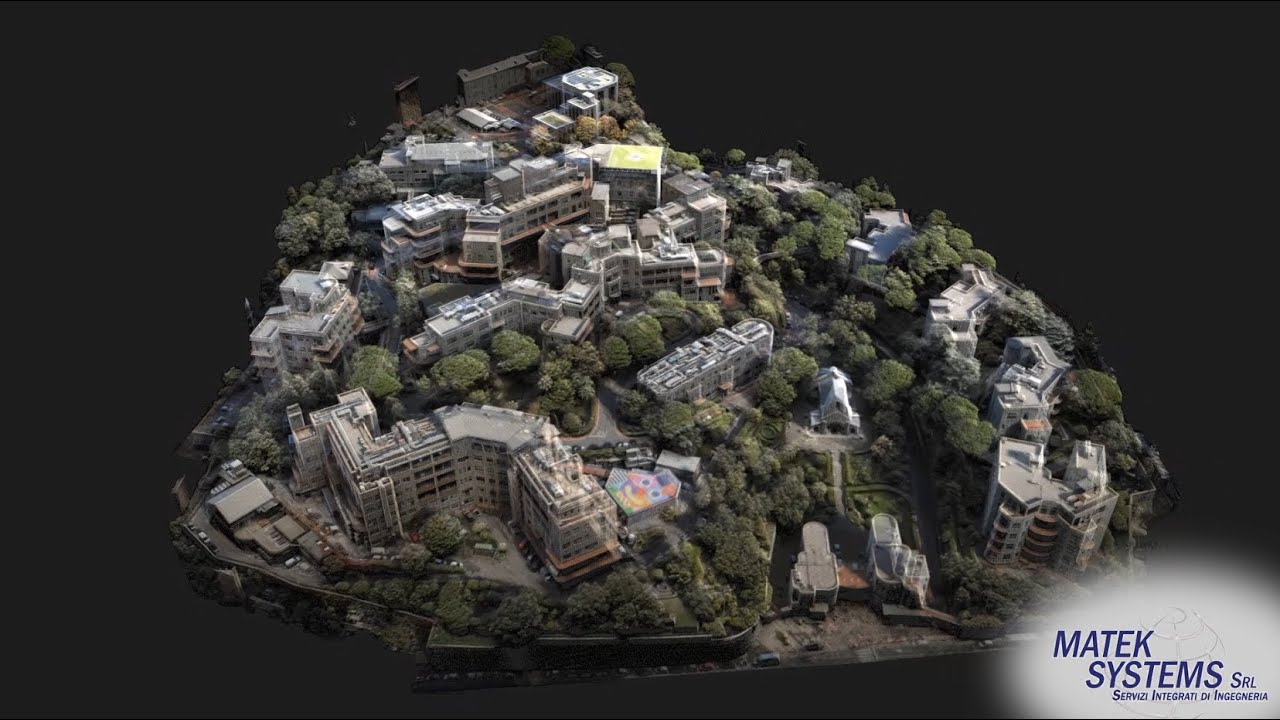 LIDAR/SLAM survey &ndash; Complesso Ospedale Gaslini