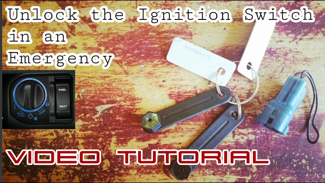HONDA PCX Unlock the Ignition Switch Using ID TAG