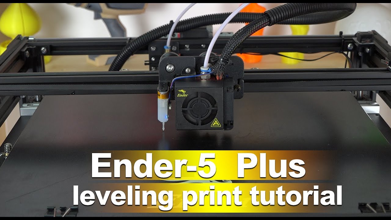 Ender-5 Plus leveling print tutorial