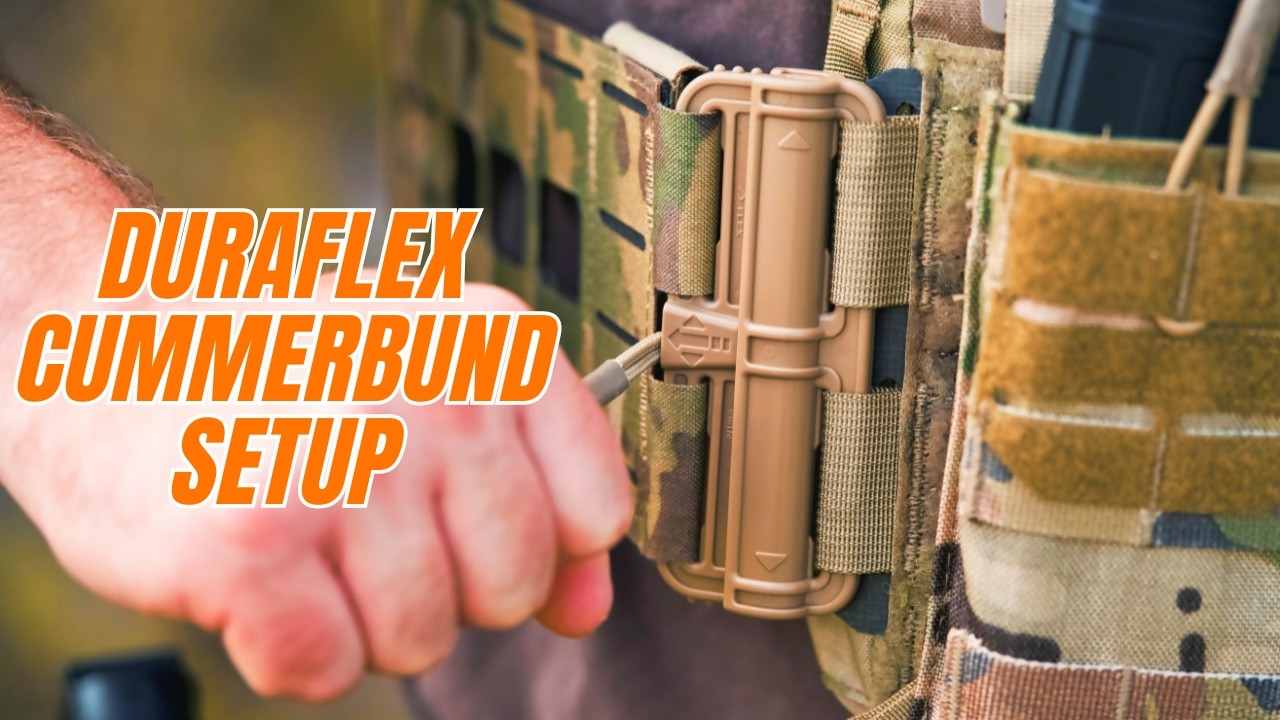 Как установить быстросъемное крепление Duraflex на новый поясной ремень K-Zero SF
