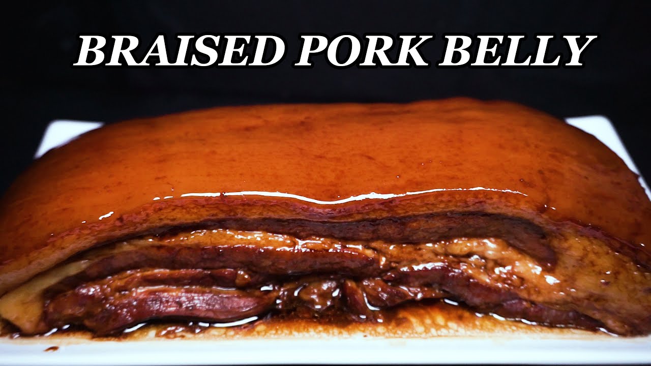 BRAISED PORK BELLY | Melts in Your Mouth | How to Cook Braised Pork Belly in Steamer