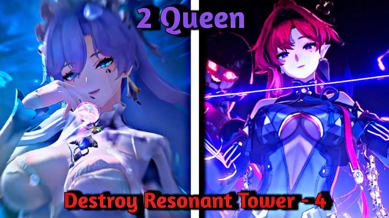 Two Queens Destroy Resonant Tower - 4. #wutheringwaves #wuwa #wutheringwavesmobile 