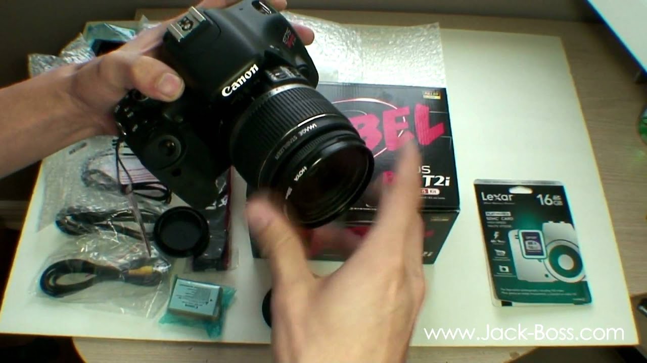 Canon T2i ( 550D / Kiss X4 ) Unboxing  [1080p - HD)