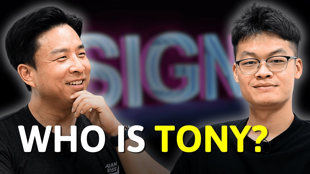 We Interviewed The Most Viral Man From China (LC Sign Tony)