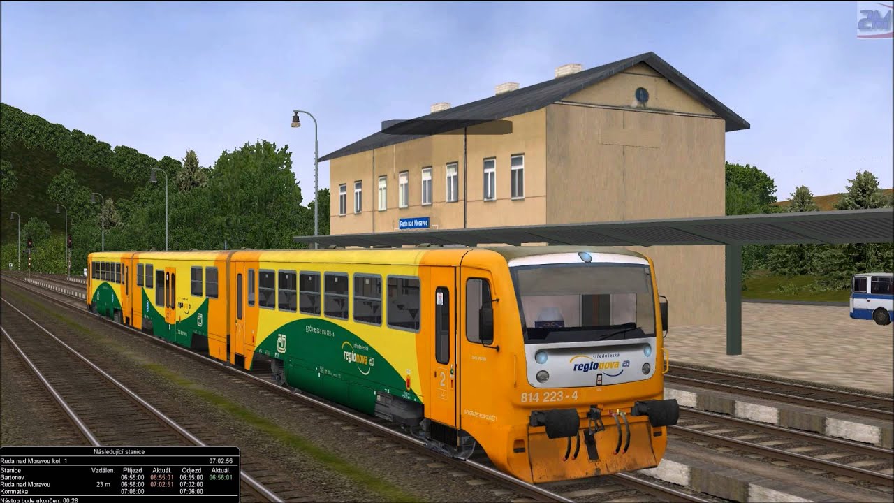 Os 3651 - ČD 814.223 | Regionova | MSTS Trať 310 | OR |HD|