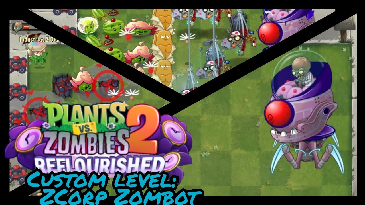 Pvz 2 Reflourished, custom level: ZCorp Zombot