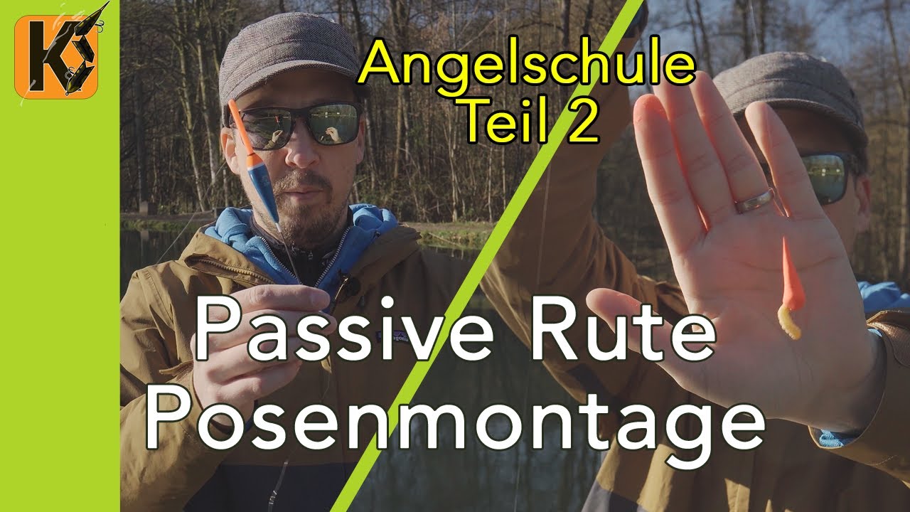 Passive Rute am Forellensee - Ködeschlacht.de Angelschule Teil 2 - Posenmontage
