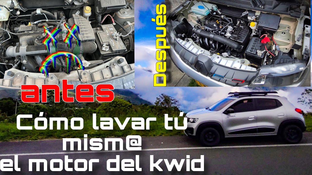 COMO LAVAR MOTOR DEL KWID EN CASA