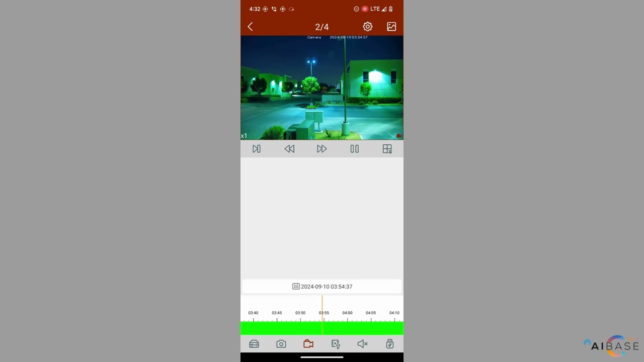 How to crop, save, and download a video clip using the AIBASE AI Color mobile app