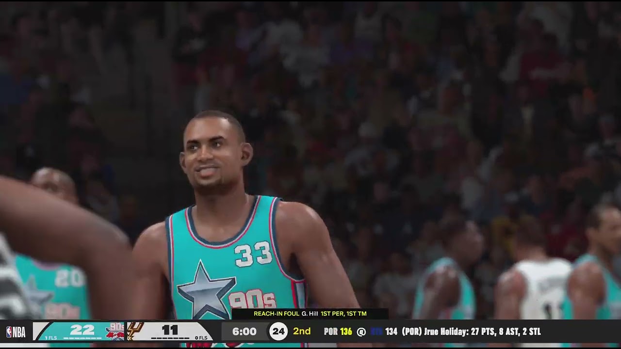 90s All-Stars vs Spurs