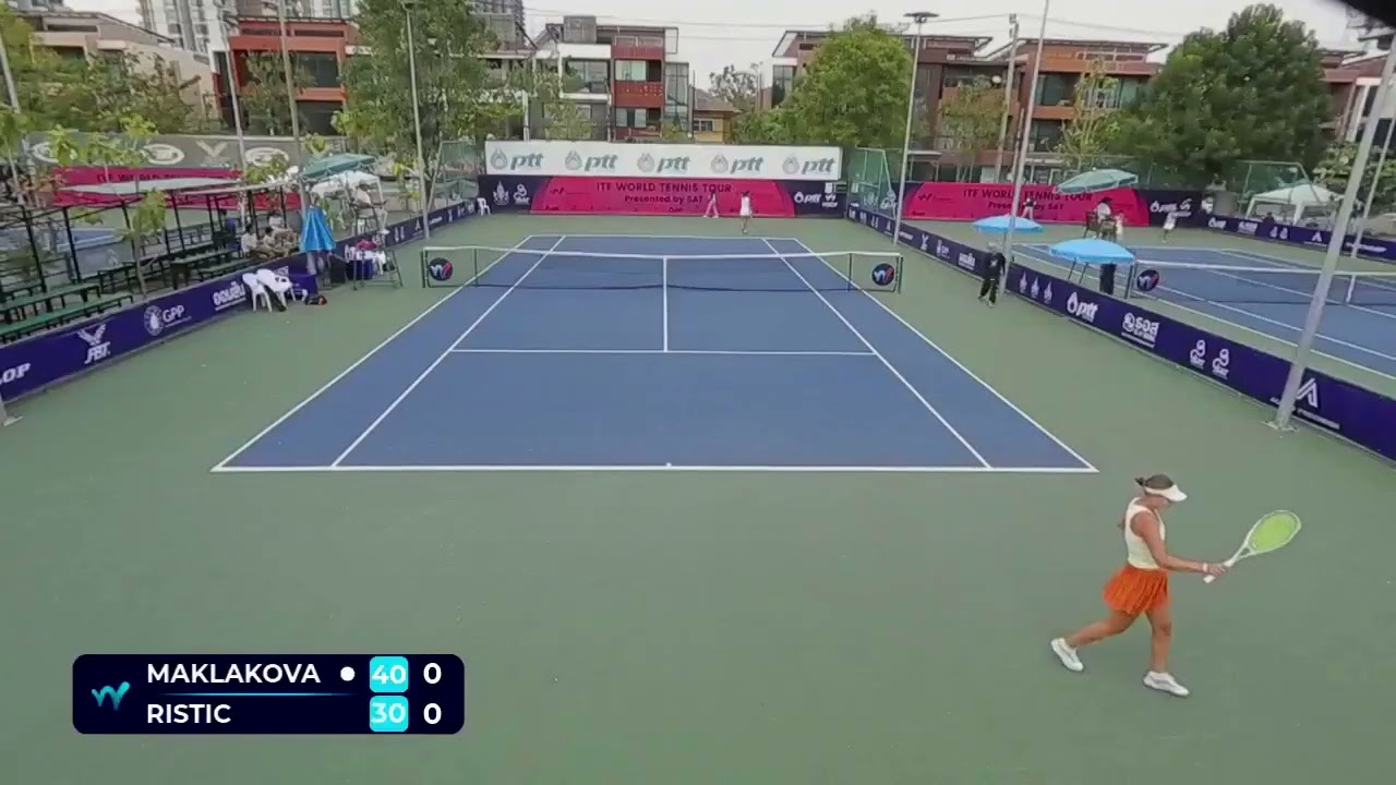 Ekaterina Maklakova vs Mia Ristic | W75 Nonthaburi 2026