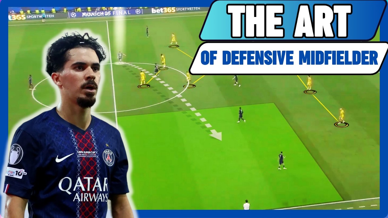 Vitinha | The Art of a Defensive Midfielder | How to Play as DM | Tactical Analysis & Skills at PSG