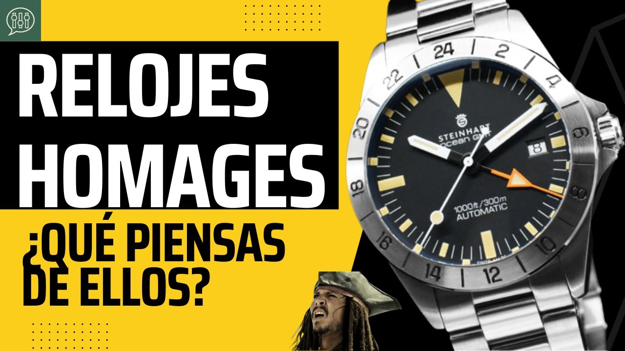 Relojes Homage! Verdaderos homenajes o copias descaradas?
