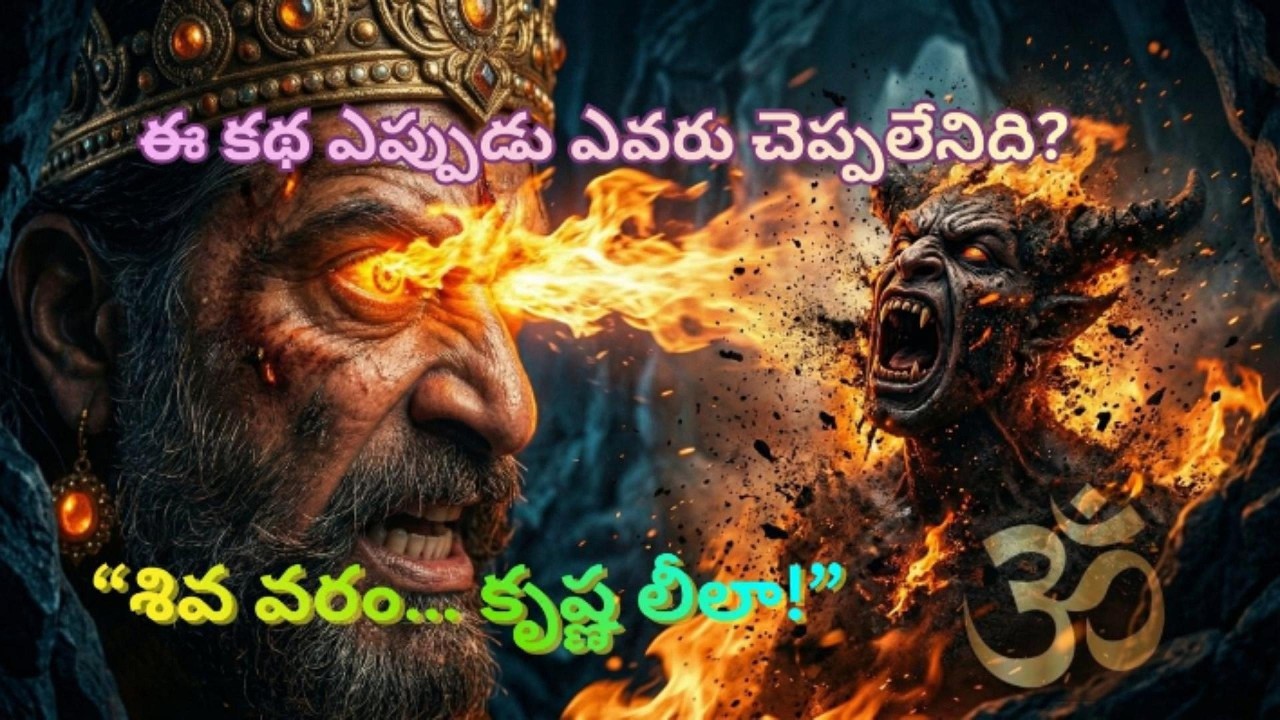 “శివ వరం…కృష్ణ లీలా…ముచికుందుడు ఎలా కాలయవనుడిని సంహరించాడు? #telugu #viral #indianmythology #divine