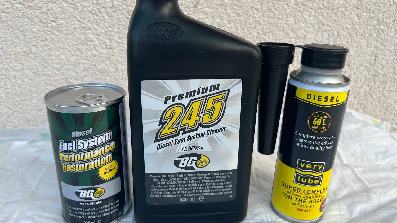 BG PD15 System Performance Restoration VS BG 245 PREMIUM SYSTEM CLEANER VS VeryLube complex 5in1