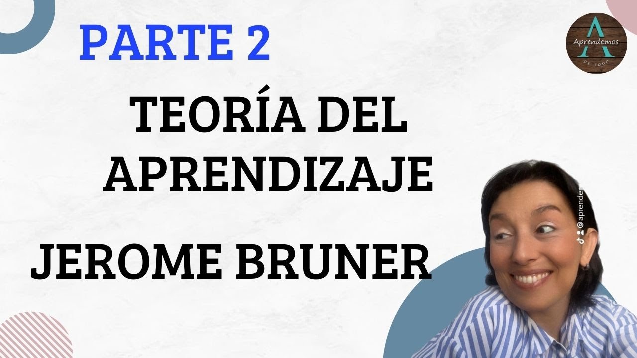PARTE 2 - TEORÍA DEL APRENDIZAJE POR DESCUBRIMIENTO de Jerome Bruner