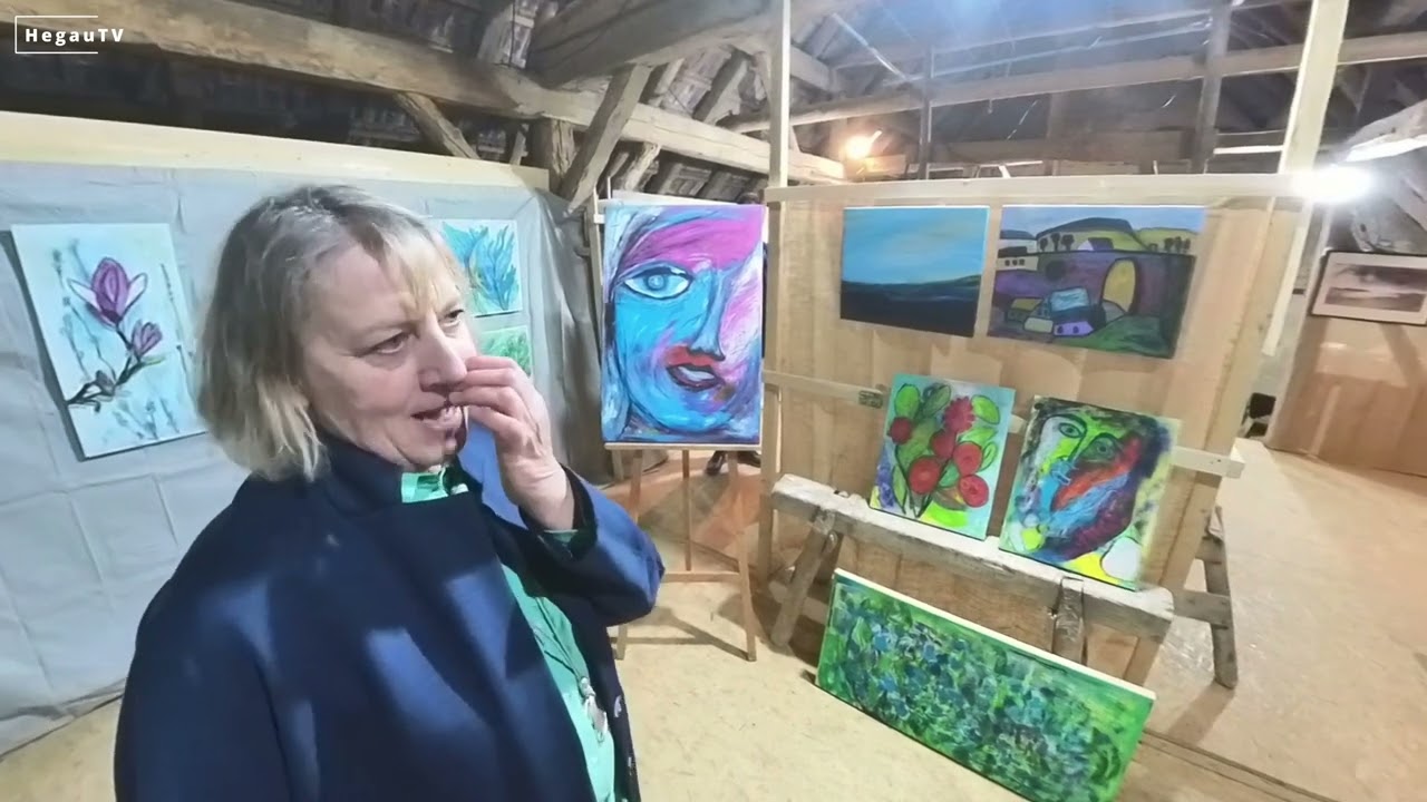 HegauTV : Kunst und Künstler -  Kunscht im Stall in Watterdingen