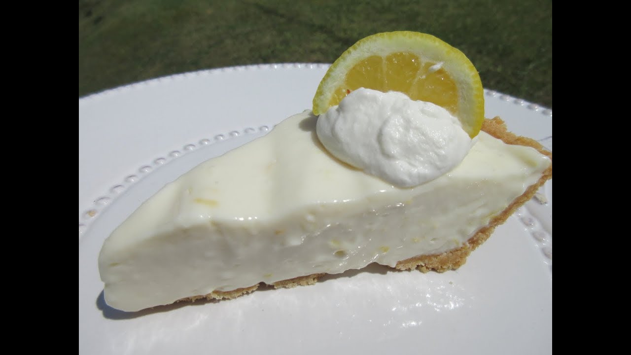 LEMON ICE BOX PIE - How to make LEMON ICE BOX PIE Recipe
