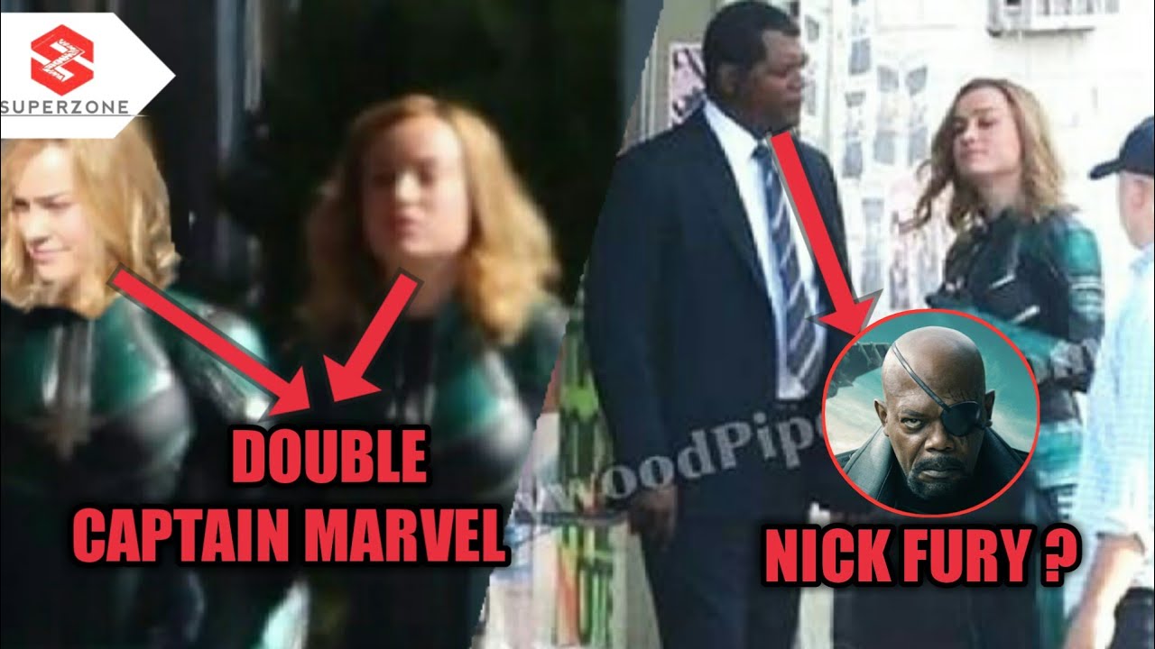 Captain Marvel leaked set photos | Superzone