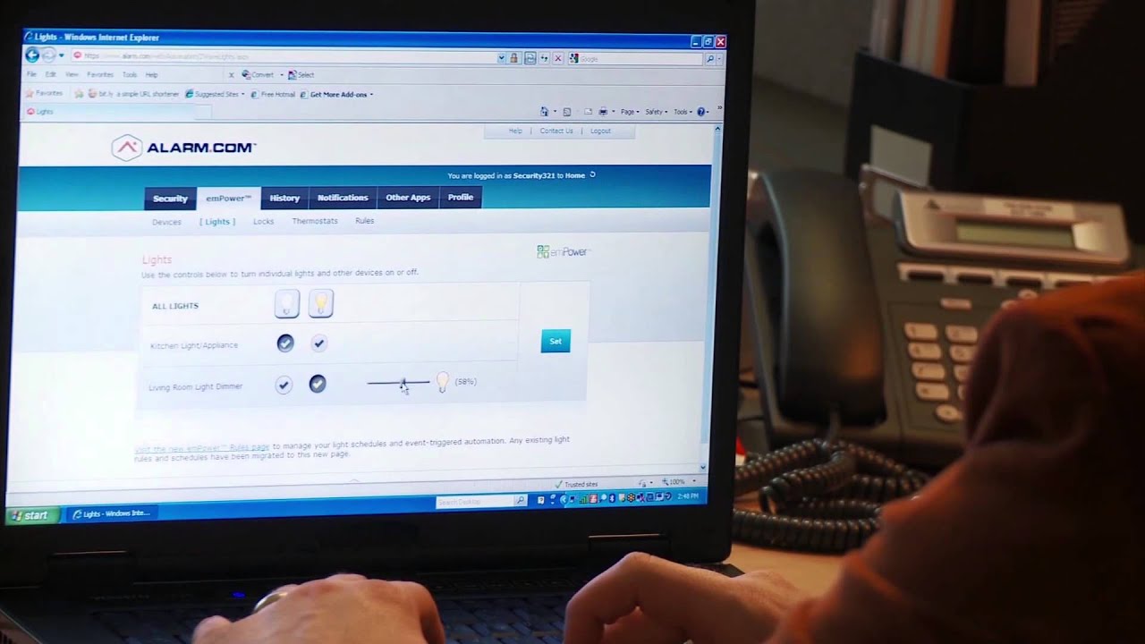 Basics of HST's Interactive Security System powered by Alarm.com
