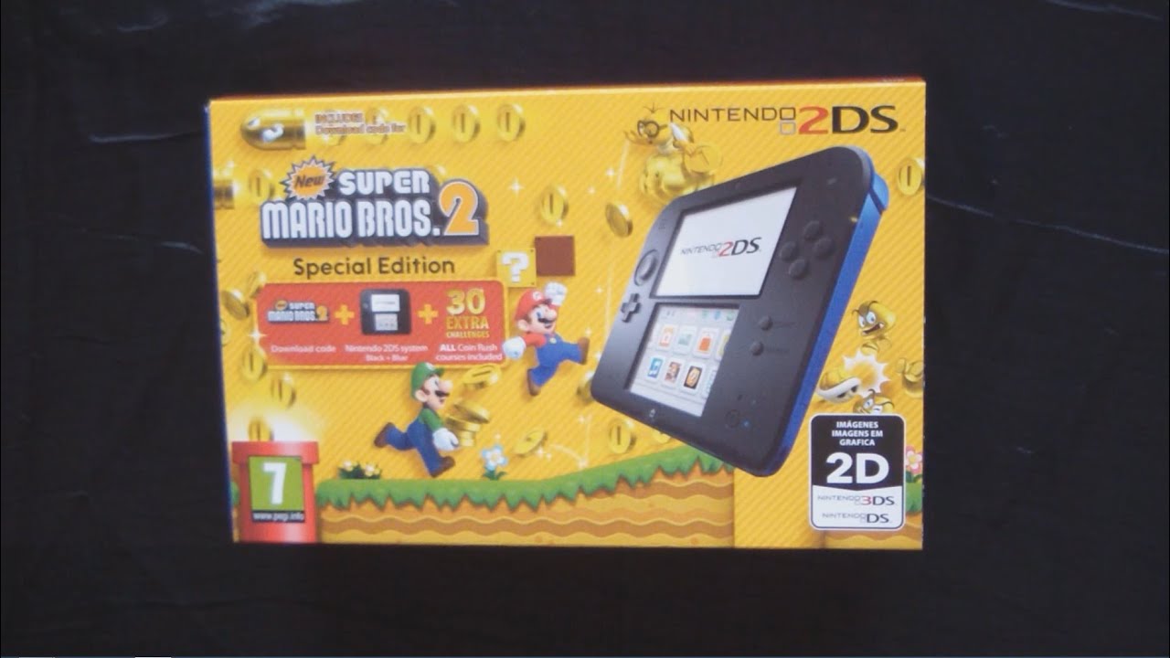 UNBOXING 2DS New Super Mario Bros 2 Especial Edicion En Español ( JMGAMER )