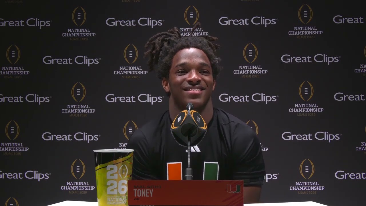 Miami Hurricanes Football: Malachi Toney at National Championship Media Day