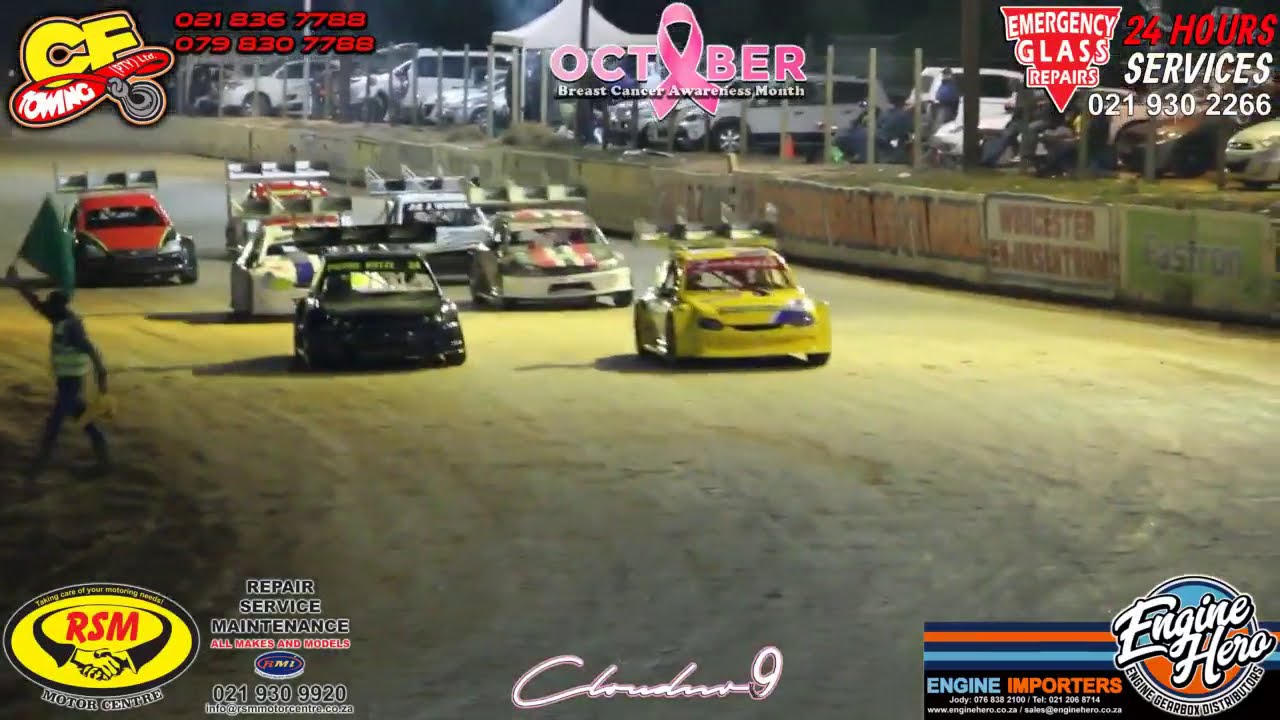 Kleinplasie Mega Oval: Heat 2 – Hotrods – 2020/10/10