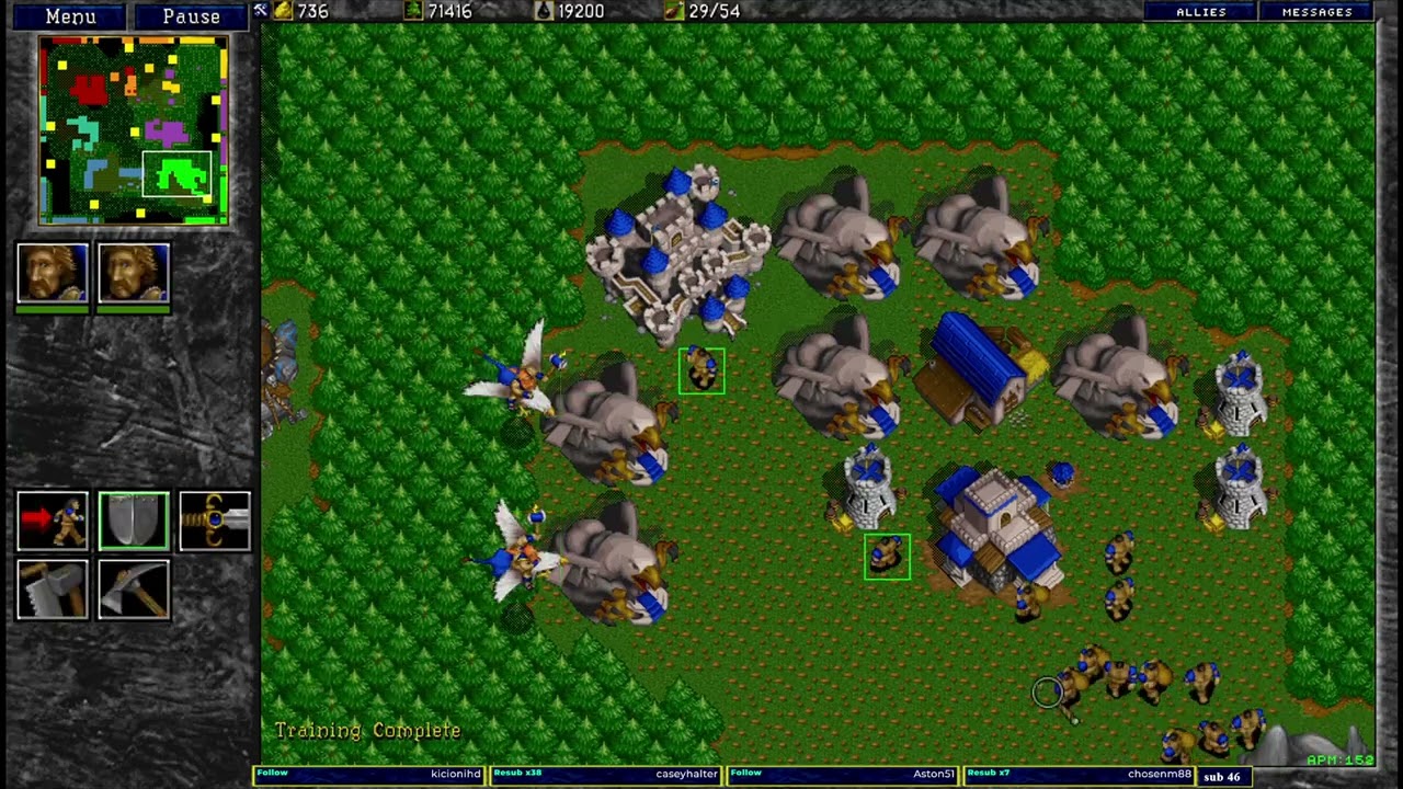 Warcraft 2 Mini Chop Farms 4v4