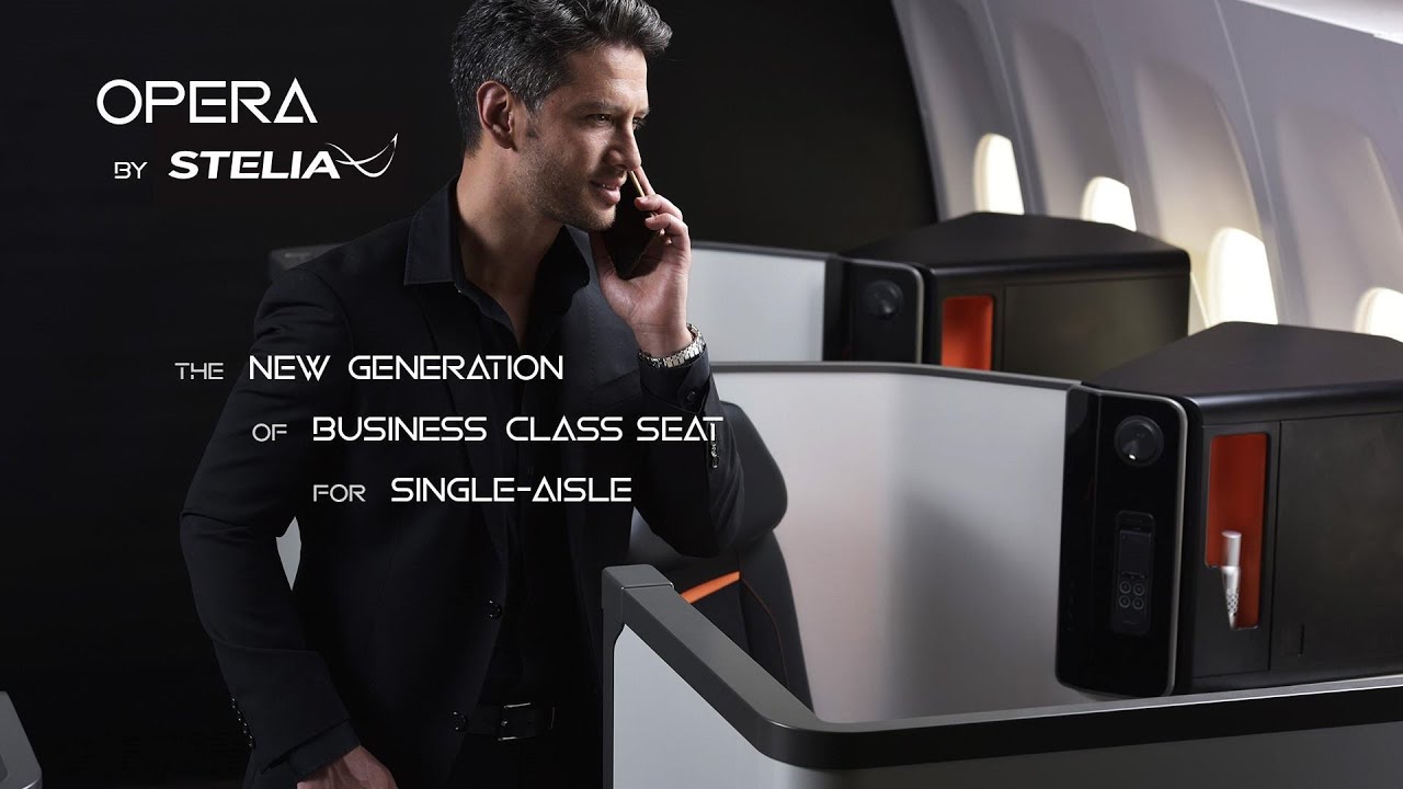 Discover OPERA&reg;, STELIA Aerospace's new generation of Business Class Seat for single-aisle.