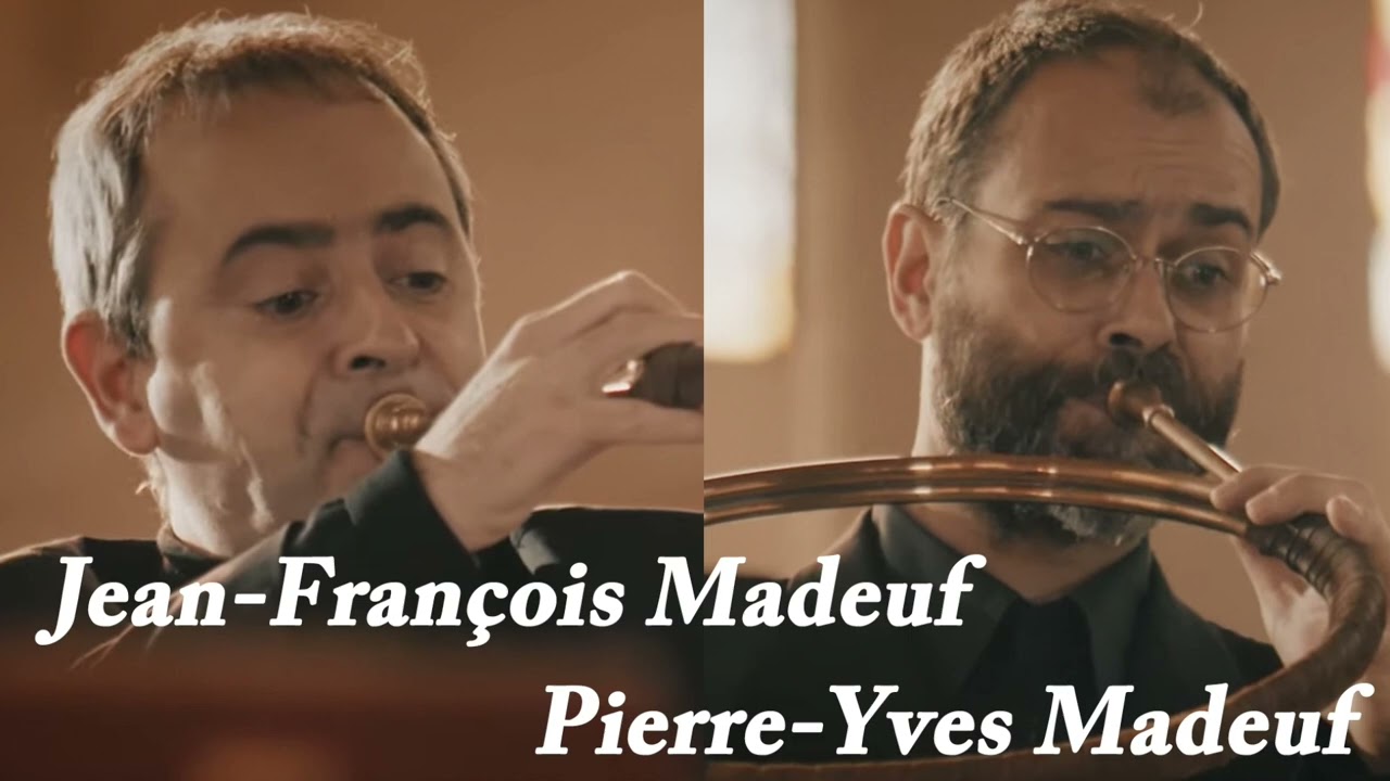 Play the Violin sheet music with J.F. Madeuf & P.Y. Madeuf/ Heinichen: Concerto for 2 Horns, S234