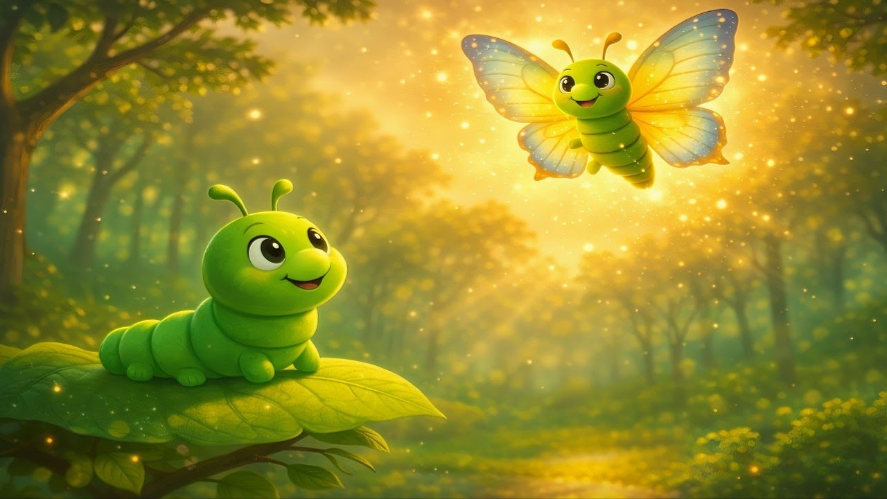 Luna's Amazing Journey to Becoming a Butterfly 🌙 Soothing Bedtime Stories for Toddlers
