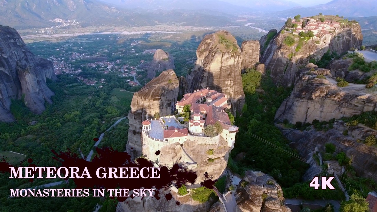 METEORA - A Journey to Greece's Sacred Peaks | 4K Drone Footage