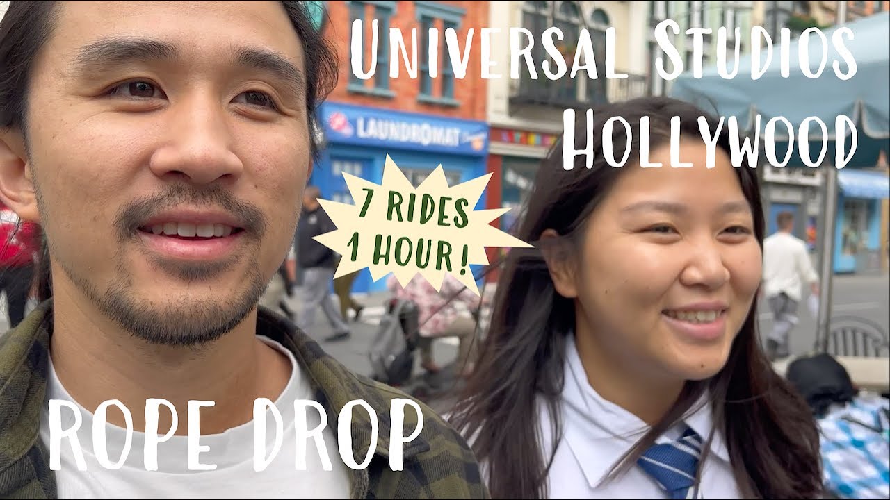 Universal Studios Hollywood | Rope Drop First Hour | See how many rides we can do