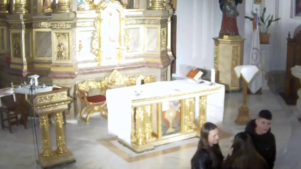 Rosario y Santa Misa en el miércoles de la III semana del tiempo ordinario, Parroquia de Yepes