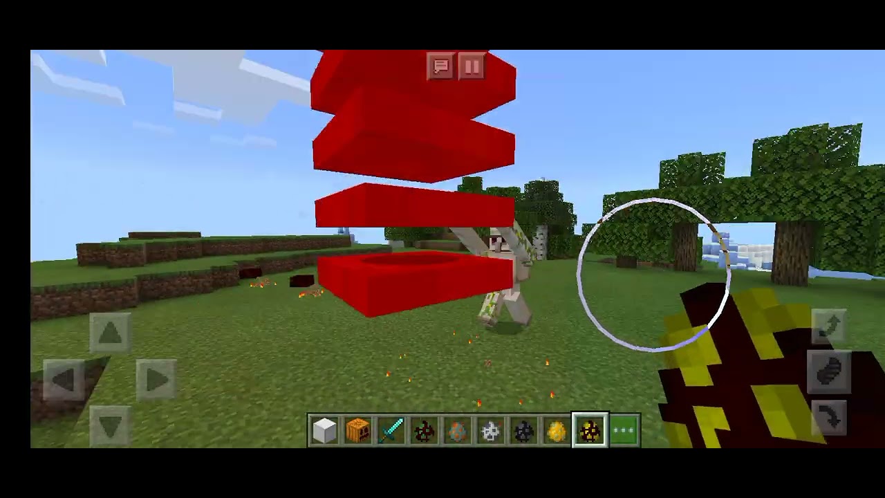 Iron golem vs всех враждебных мобов в Майнкрафт 