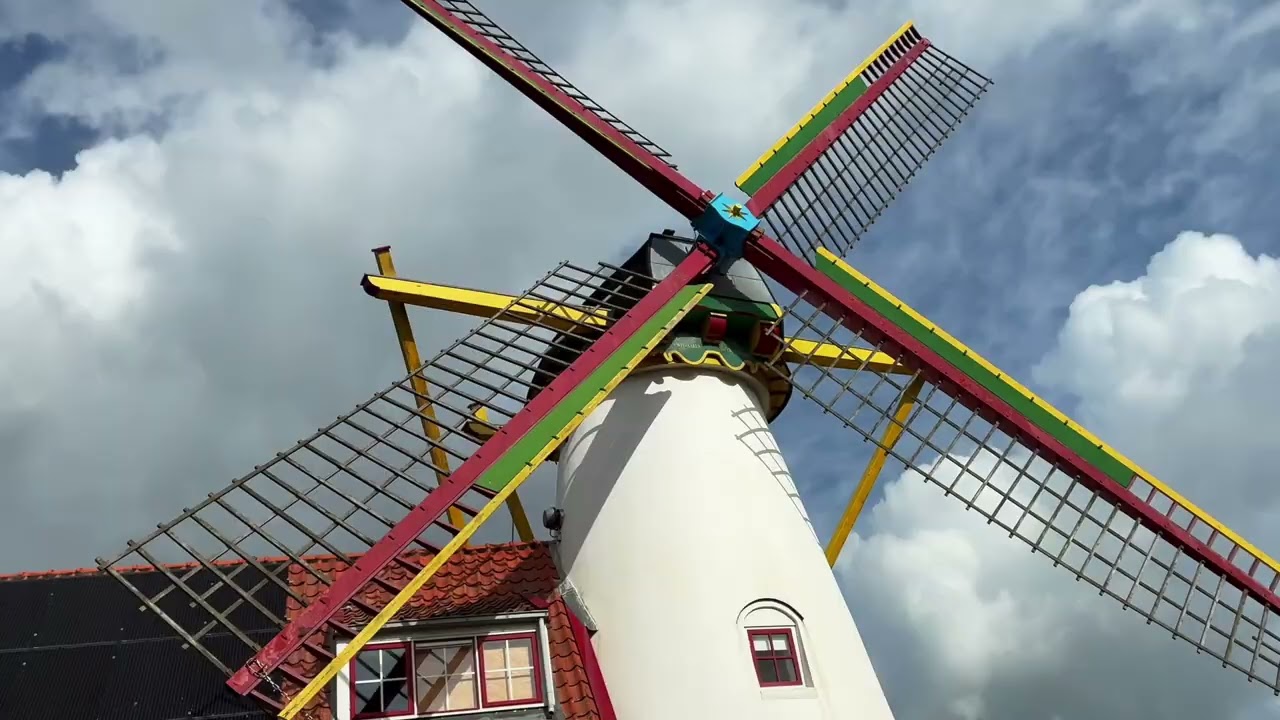Xavier en vélo en Veersemeer aux Pays Bas   HD 1080p