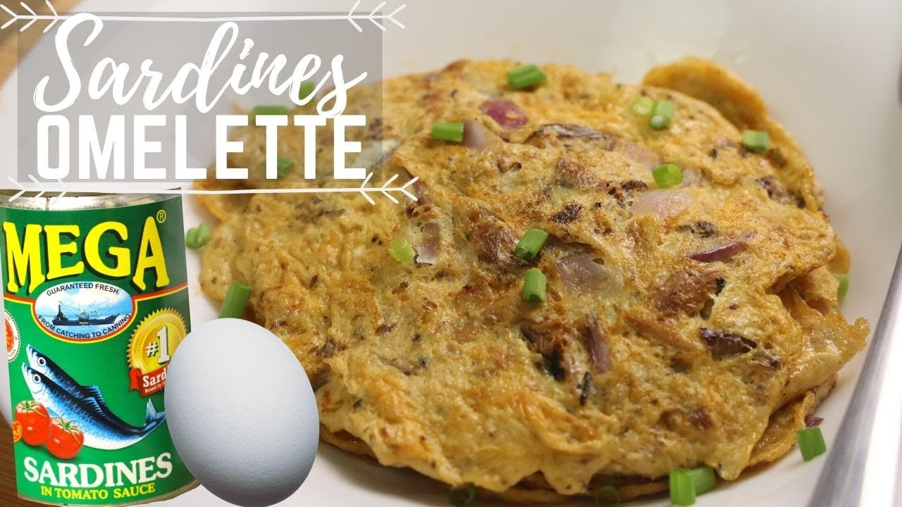 Sardines Omelette - Sardines Recipes ( Omelet Recipes ) - Pinoy Recipes