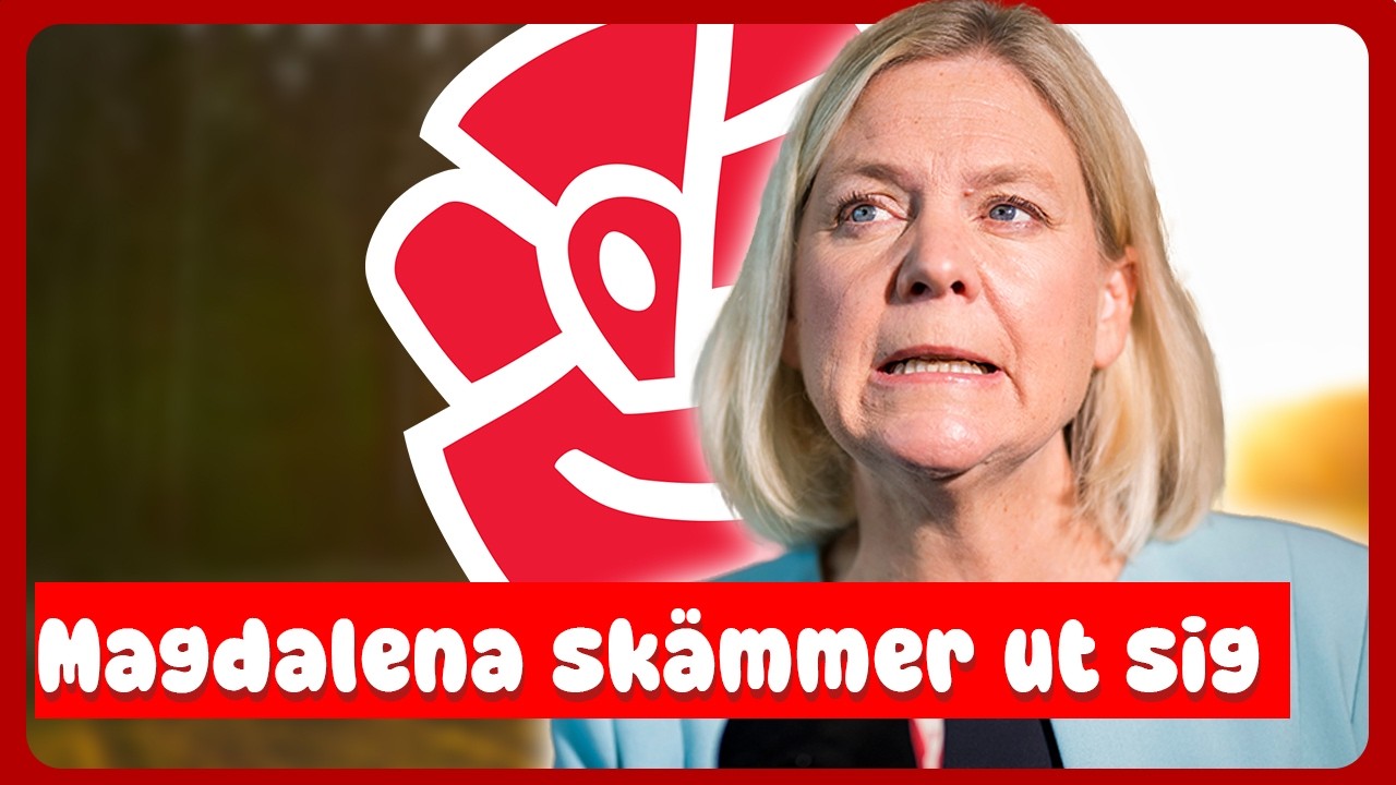 Magdalena Andersson sk&auml;mmer ut sig &ndash; Skratta eller gr&aring;ta