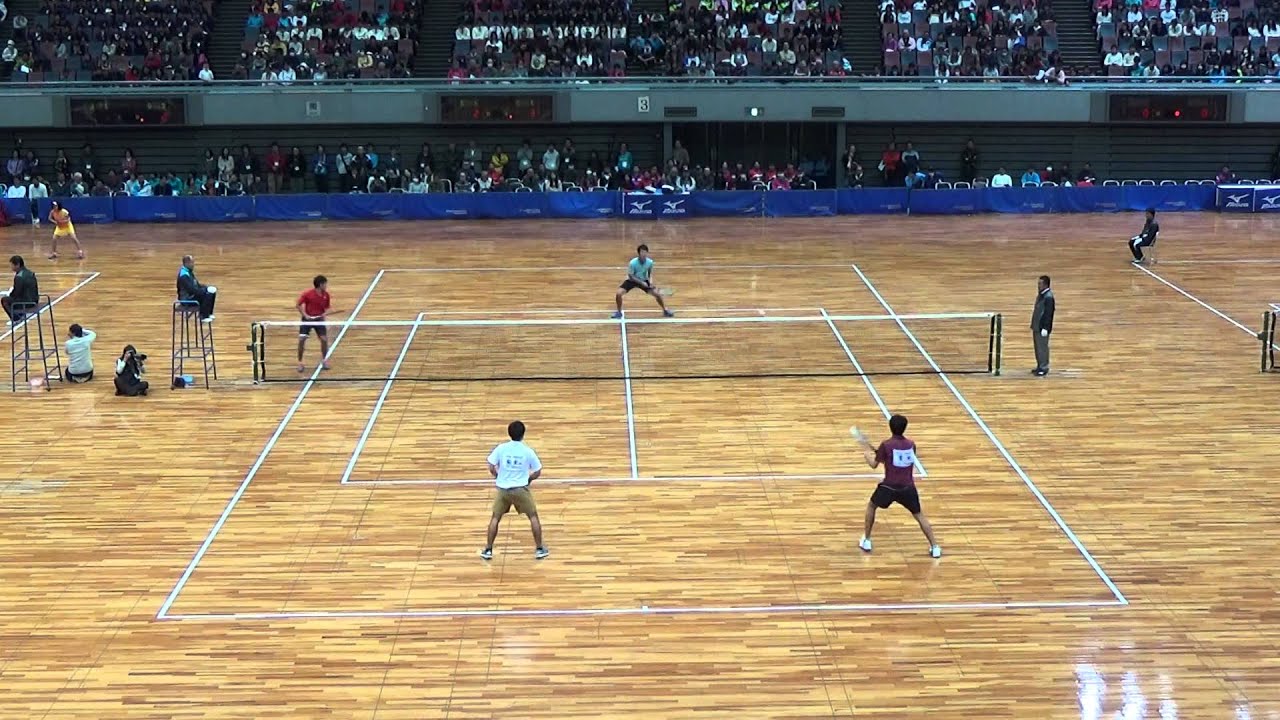 16 全日本インドアソフトテニス選手権大会決勝 船水･九島VS船水･星野