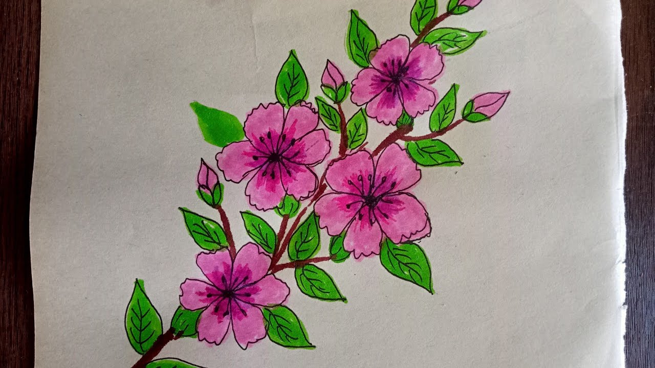 Easy flowers Painting ll Simple painting ll @Jayalifestyle27 
